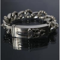 Chrome Hearts ID Dagger Fancy Chain Bracelet 13 Links #31274