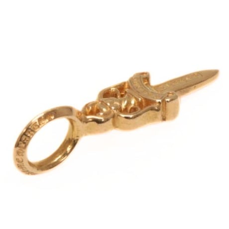 Chrome Hearts 22K Stack Dagger Charm V2 Pendant #30628