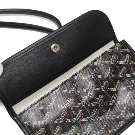 GOYARD Saint Louis PM Tote Bag Goyardine Coated Canvas Black #75265