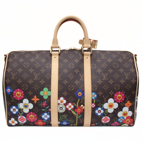 Louis Vuitton x Murakami Keepall Bandoulière 45 Boston Bag Monogram Canvas M14182 #74130