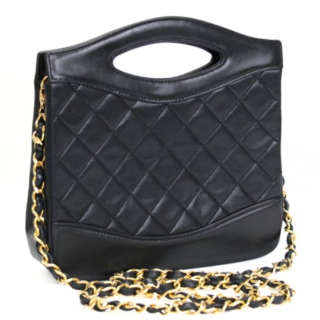 CHANEL 31 Mini Shopping Bag Quilted Lambskin Black #19295
