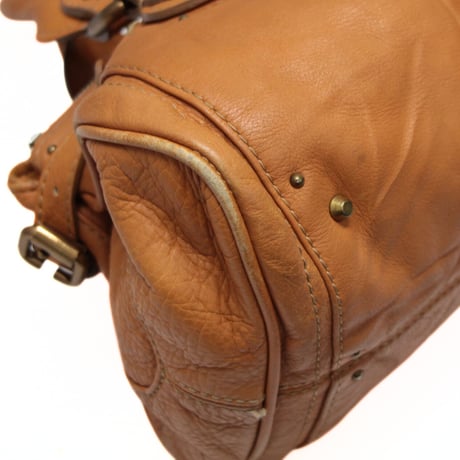 Chloe Paddington Handbag Leather Caramel #73401
