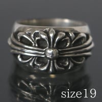 Chrome Hearts Floral Cross Ring #30970