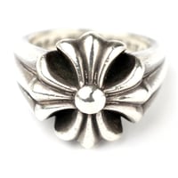 Chrome Hearts Large Cut Out CH Plus Ring #31175
