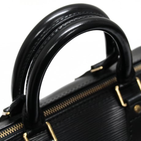 Louis Vuitton Speedy 25 Handbag Epi Leather Black M59032 #74376