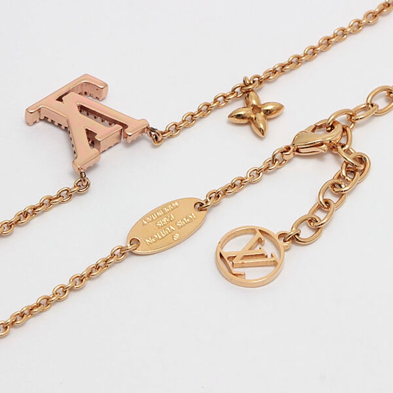 Louis Vuitton LV Iconic Blush Necklace, Gold, One Size