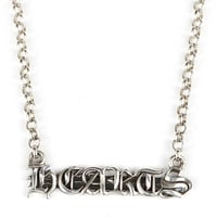 Chrome Hearts Letter Necklace "HEARTS" Roll Chain 18 inches #31256