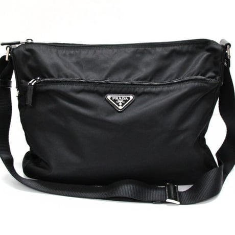 PRADA Shoulder Bag Nylon Black ＃74973