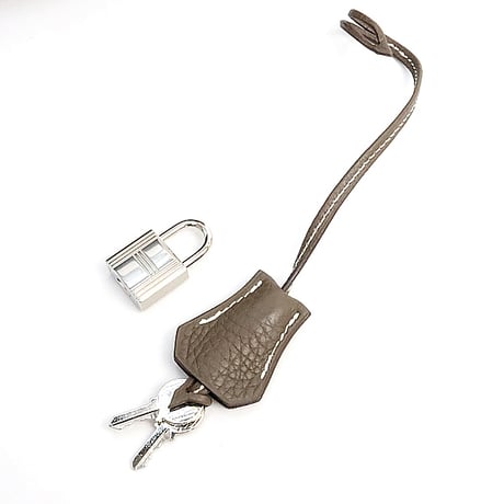 HERMES Bolide 31 Handbag Taurillon Clemence Leather Etoupe ＃19121