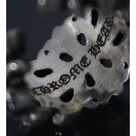 Chrome Hearts Double Floral Cross Ring #31288