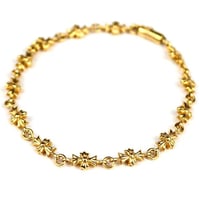 【￥2,199,900】CHROME HEARTS 22K Tiny E CH Plus Bracelet 13 Links #31354