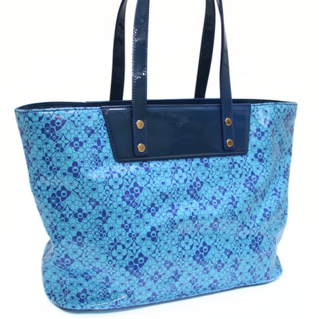 Louis Vuitton x Murakami Cosmic Blossom PM Tote Bag PVC Blue M93161 #73380