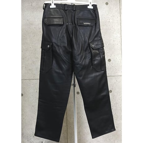 【￥2,199,900】 Chrome Hearts Brand-New DEVIL DOG Leather Cargo Pants #30496