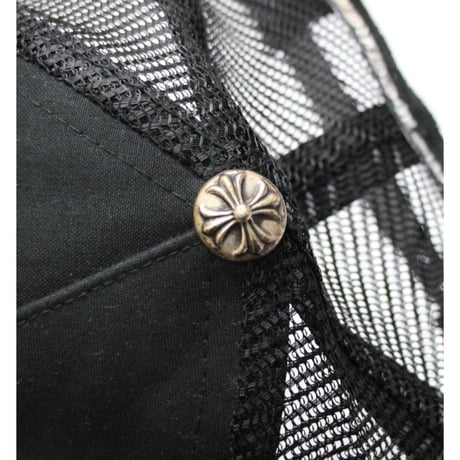 Chrome Hearts Black CH Cross Embroidery Trucker Cap Black #31012