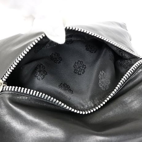 Chrome Hearts Pyramid Studs Leather Clutch Bag #102458
