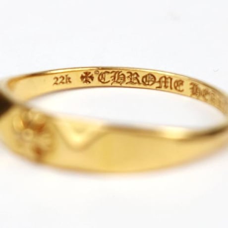 Chrome Hearts 22K Bubblegum Pyramid Plus Ring #103514