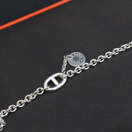 HERMES New Farandole Necklace Sterling Silver 925 #15888