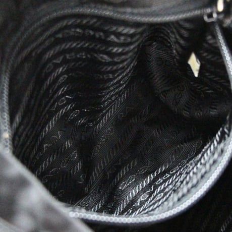 PRADA Backpack Nylon Black #74974