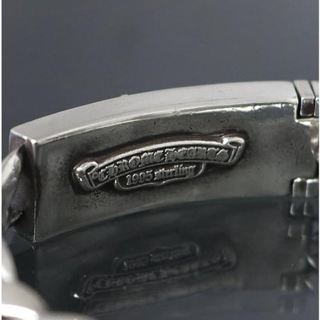 Chrome Hearts Classic Link Dagger Heart ID Bracelet 13 Links #30267