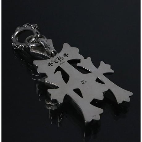 Chrome Hearts Large 3CH Cross Triple Cross Pendant #103136