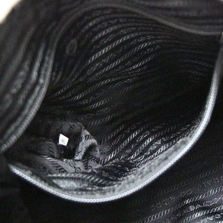 PRADA Shoulder Bag Nylon Black ＃74973