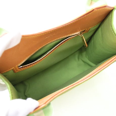 Louis Vuitton Sac Kathleen Handbag Monogram Mini Lin Lime Green M92931 #75328