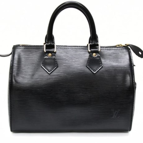 Louis Vuitton Speedy 25 Handbag Epi Leather Black M59032 #74376