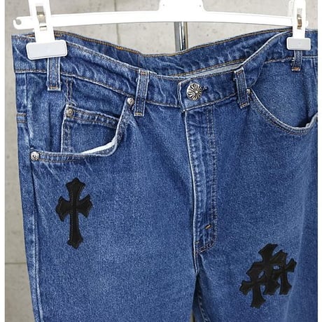 【￥2,999,900】 Chrome Hearts Levis 517 Cross Patched Denim Pants #31087