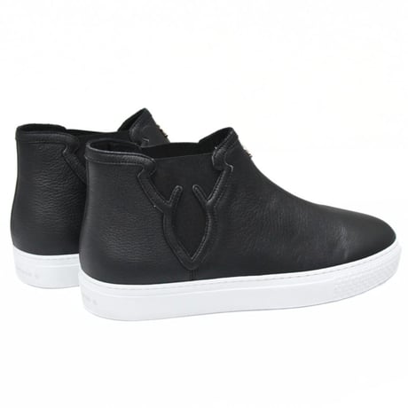 Chrome Hearts Brand-New Mid-Top Leather Slip-Ons #30902