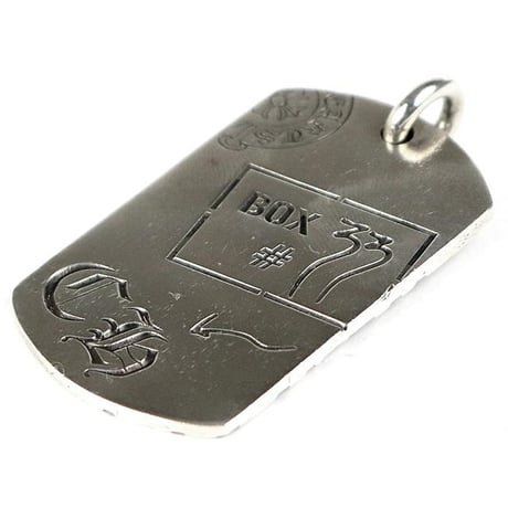 Chrome Hearts Aoyama 20th Anniversary Limited Edition Large Dog Tag Pendant #103584