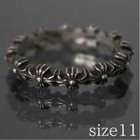 Chrome Hearts Tiny E CH Plus Band Ring #103465