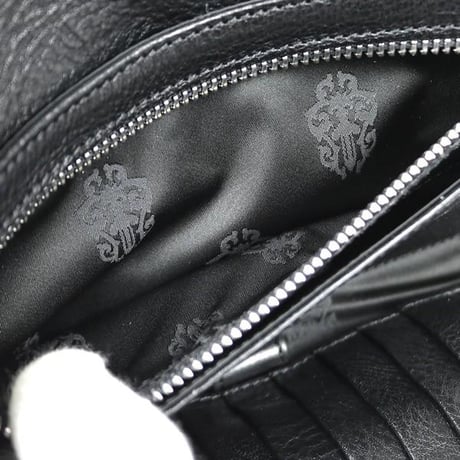 Chrome Hearts Brand-New Cross Button Wave Wallet #31238