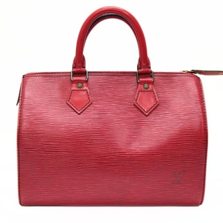 Louis Vuitton Speedy 25 Handbag Epi Leather Red M43017 #73808