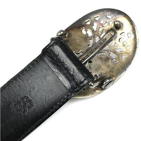 Chrome Hearts Classic Oval Cross Buckle Belt Strap Set #103566