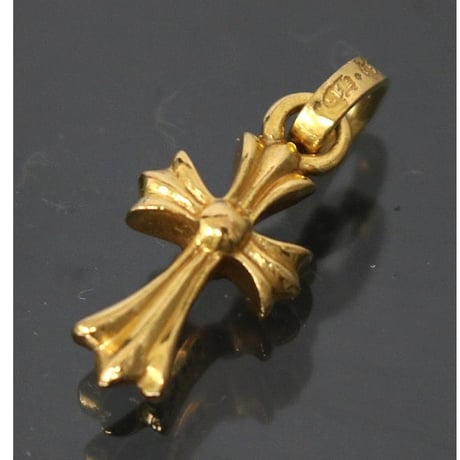 Chrome Hearts 22K Baby Fat Cross Charm #103531