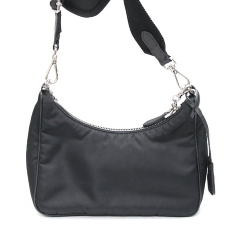 PRADA Re-Edition Shoulder Bag Nylon Black #74804