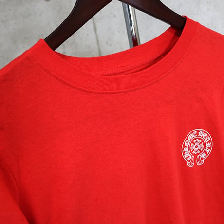 Chrome Hearts Football Long T-Shirt Red #30923
