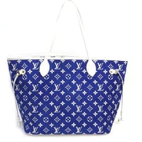Louis Vuitton LV Match Neverfull MM Tote Bag Monogram Jacquard Velvet M46620 #74505