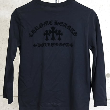 Chrome Hearts 3 Cemetery Cross CH Logo Long Sleeve T-Shirt #30752