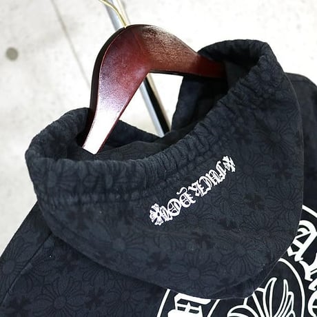 Chrome Hearts CH Plus All-Over Print Horseshoe Pullover Hoodie #30830