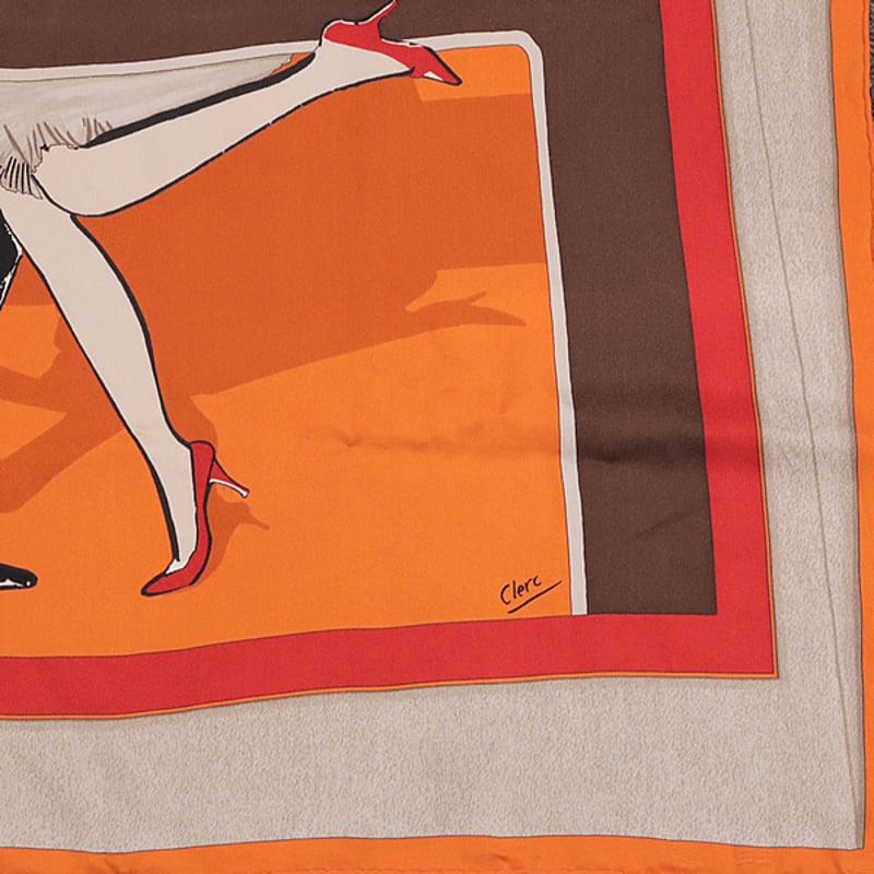 HERMES Carre 70 Silk 100% Scarf Stole 