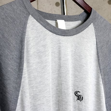 Chrome Hearts Brand-New Y NOT Raglan Long-Sleeve T-Shirt with Triple Cross Patch #31190