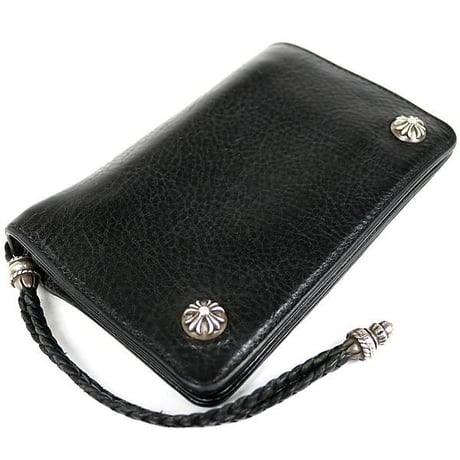 Chrome Hearts 2ZIP Strap Wallet Black   #101659