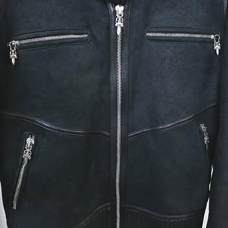 Chrome Hearts Dagger ZIP Mouton Jacket #101603