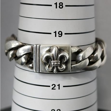 Chrome Hearts Large Classic Link BS Flare Box ID Bracelet 13 Links #101851