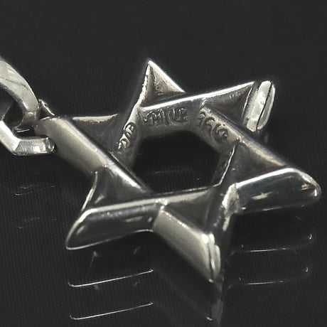 Chrome Hearts Star of David Small Silver Pendant #16693