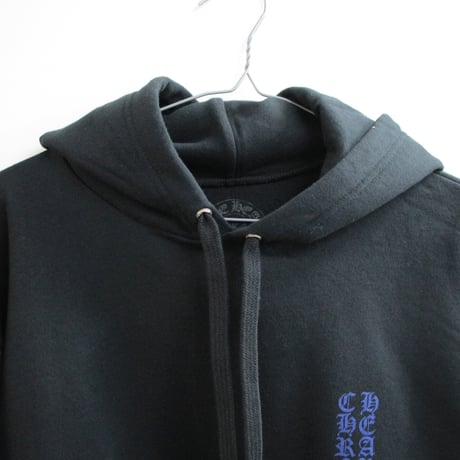 Chrome Hearts Old English logo Pullover Hoodie Blue ＃30354