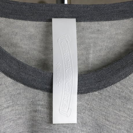 Chrome Hearts Brand-New Y NOT Raglan Long-Sleeve T-Shirt with Triple Cross Patch #31190
