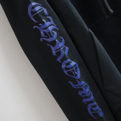 Chrome Hearts Old English logo Pullover Hoodie Blue ＃30354