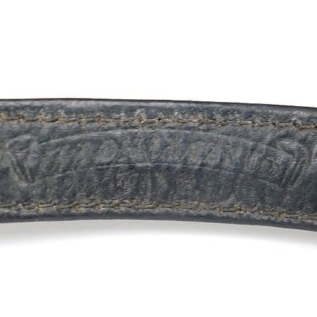 Chrome Hearts Dog Tag Gunslinger Leather Bracelet #102633